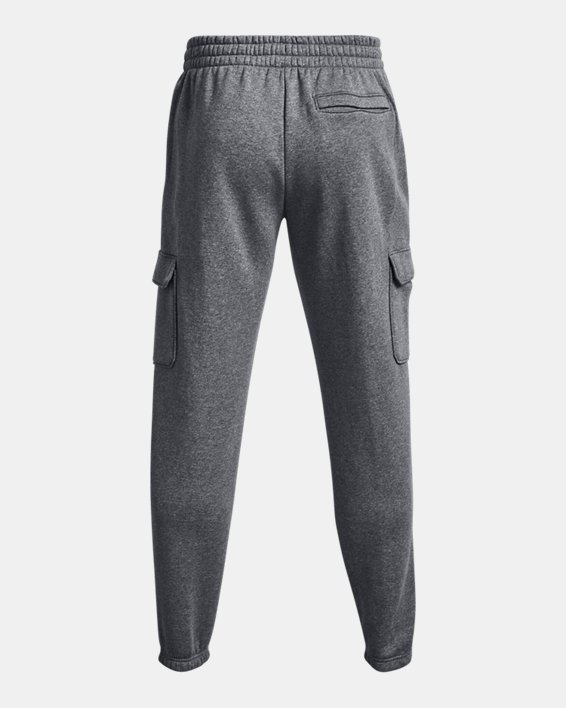 Men's UA Icon Fleece Cargo Pants, Gray, pdpMainDesktop image number 5